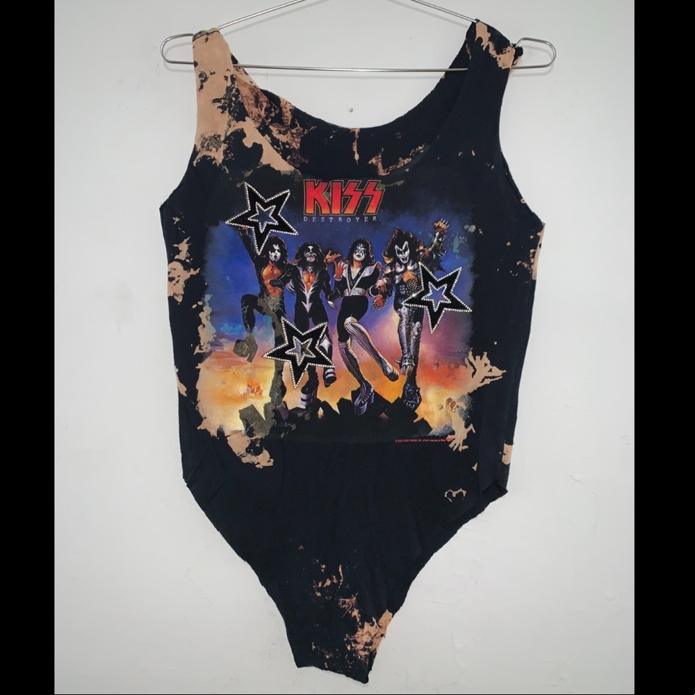 KISS rock n roll tshirt, bodysuit